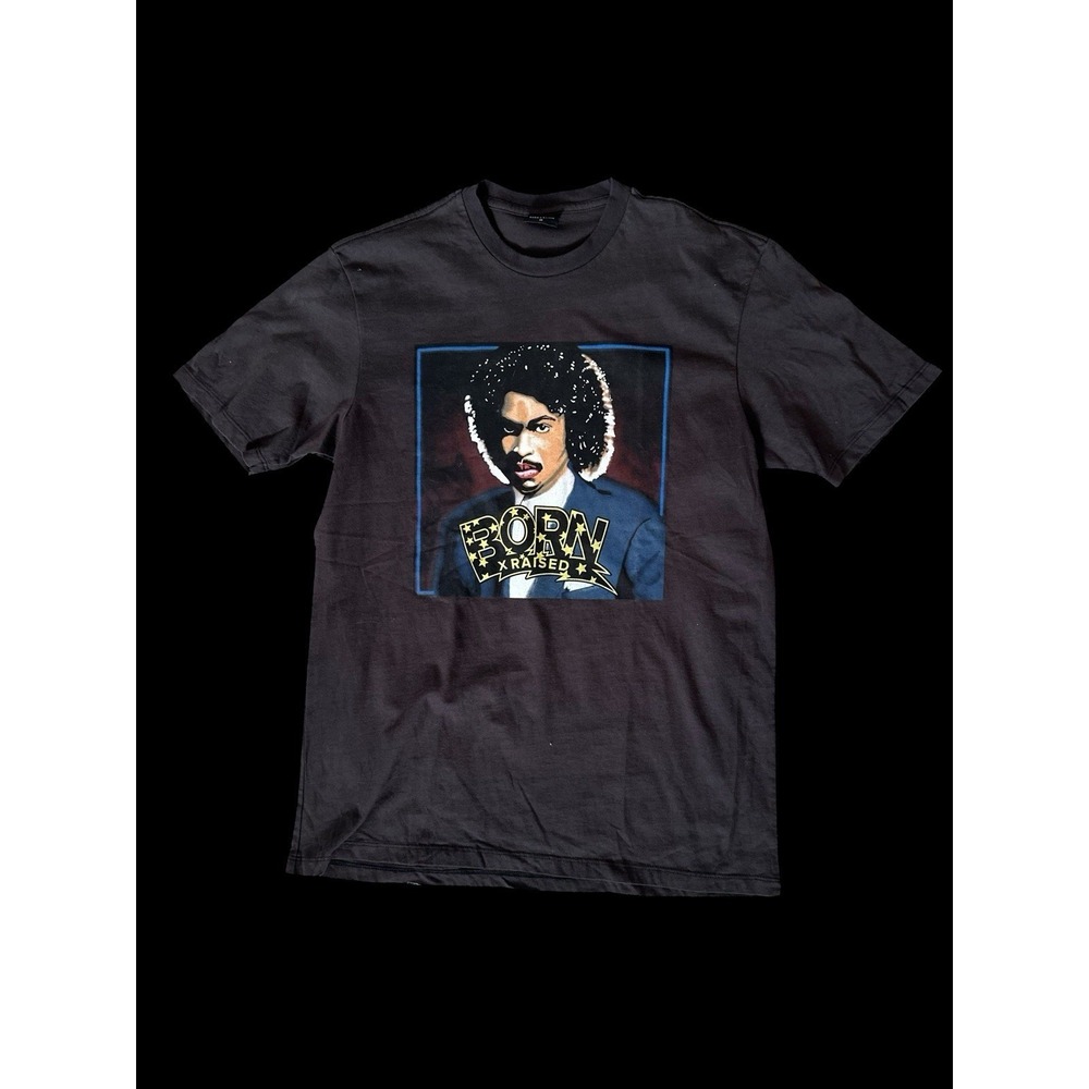 Born X Raised Prince Tshirt Sz Medium Brown Dark Grey Los Angeles